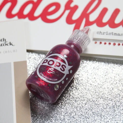 Scrapbook.com - Pops of Color - Glitter - Ruby - 1oz