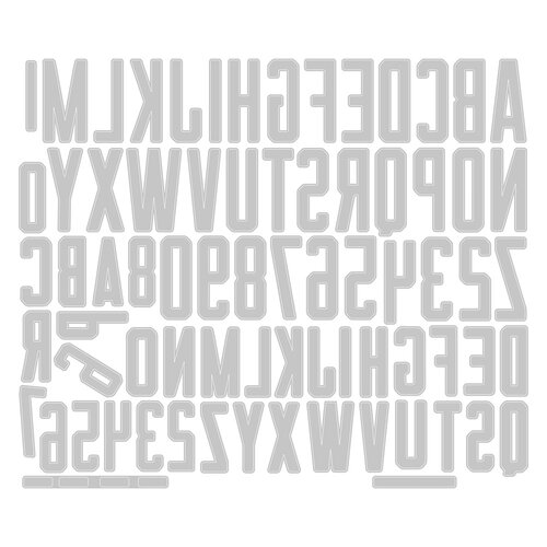 Sizzix - Tim Holtz - Thinlits Dies - Alphanumeric Theory