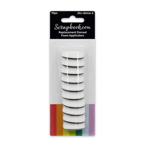 Scrapbook.com - Replacement Domed Foam Applicators - 10 Pack