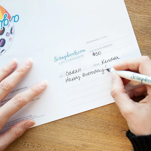 Scrapbook.com - 50 Gift Certificate - Email or Print