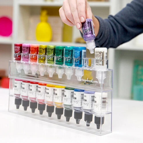Scrapbook.com - The ColorCase - Stackable Storage for .5oz Bottles