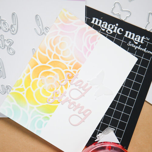 Scrapbook.com - Decorative Die Set - Feel Better Sentiments 7 Scrapbook.com - Decorative Die Set - Feel Better Sentiments