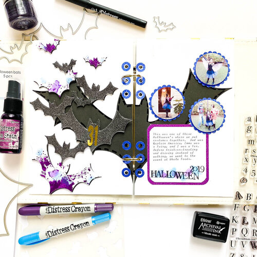 Scrapbook.com - Decorative Die Set - Halloween Bats 10 Scrapbook.com - Decorative Die Set - Halloween Bats