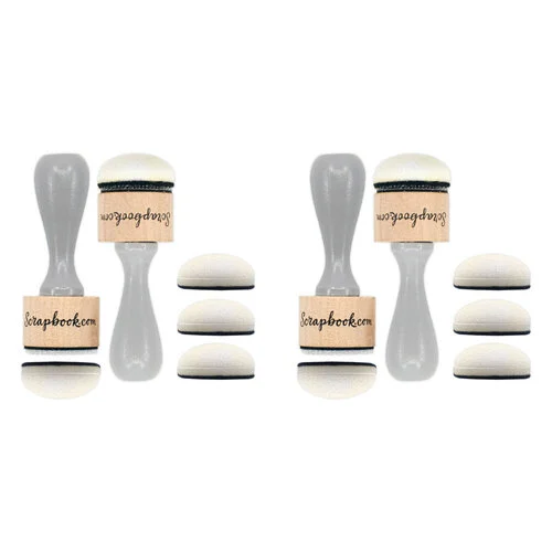 Scrapbook.com - Ink Blending Tools with Domed Foam Applicators (Includes: 4 Tools and 10 Refill Foams) 1 Scrapbook.com - Ink Blending Tools with Domed Foam Applicators (Includes: 4 Tools and 10 Refill Foams)