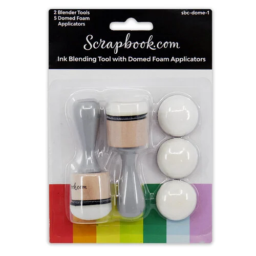 Scrapbook.com - Ink Blending Tools with Domed Foam Applicators (Includes: 4 Tools and 10 Refill Foams) 2 Scrapbook.com - Ink Blending Tools with Domed Foam Applicators (Includes: 4 Tools and 10 Refill Foams)