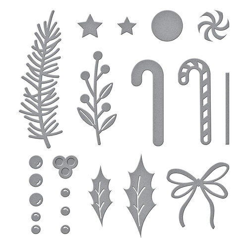 Spellbinders  - Etched Dies - Parcel and Post Christmas Decorations