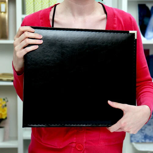 Scrapbook.com - 12x12 Three Ring Album - Black