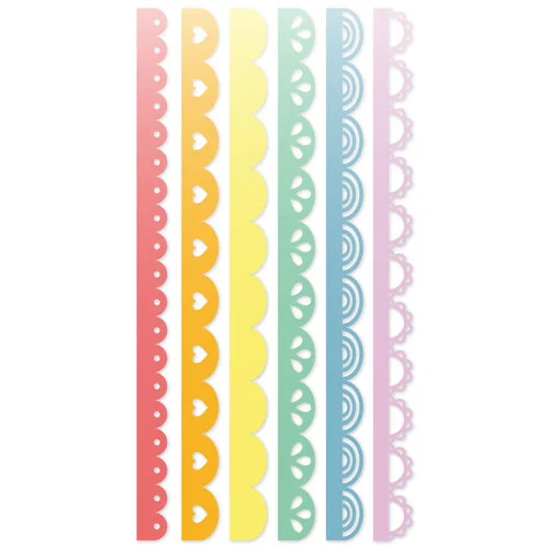 Scrapbook.com - Decorative Die Set - Ornate Borders - Set of 6