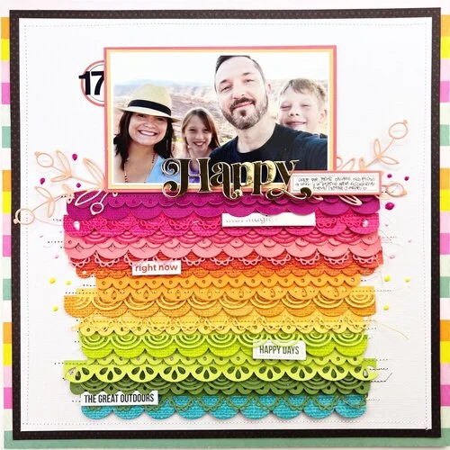 Scrapbook.com - Decorative Die Set - Ornate Borders - Set of 6