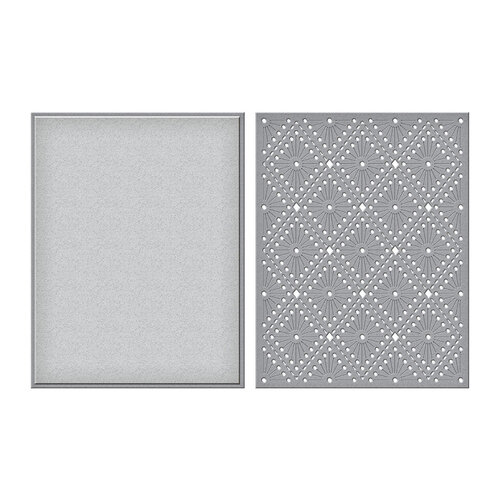 Spellbinders - Etched Dies - Stitched Diamond Argyle 1 Spellbinders - Etched Dies - Stitched Diamond Argyle