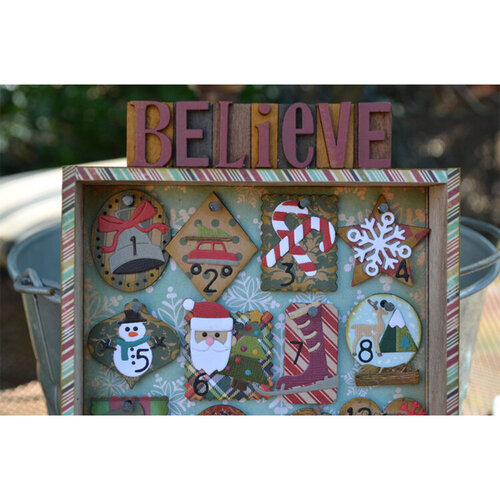 Sizzix - Tim Holtz - Alterations Collection - Thinlits Die - Vault Mini Christmas Things 4 Sizzix - Tim Holtz - Alterations Collection - Thinlits Die - Vault Mini Christmas Things