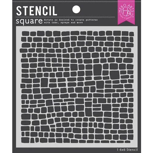 Hero Arts - Stencils - Cobblestone