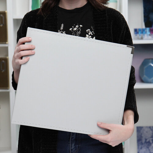Scrapbook.com - 12x12 Three Ring Album - Light Gray 2 Scrapbook.com - 12x12 Three Ring Album - Light Gray