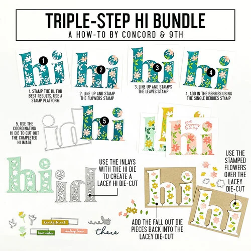 Concord and 9th - Dies - Triple-Step Hi 3 Concord and 9th - Dies - Triple-Step Hi