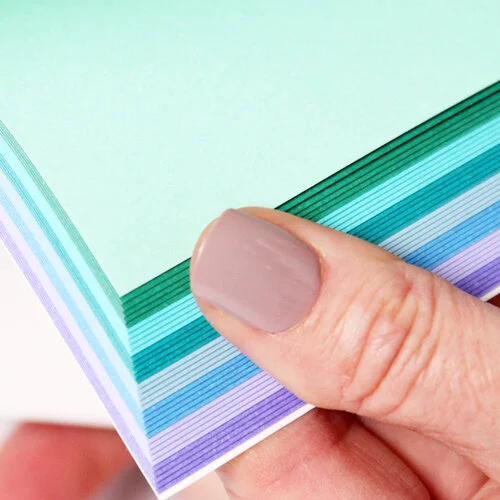 Scrapbook.com - Cools - Smooth Cardstock Paper Pad - A2 - 4.25 x 5.5 - 40 Sheets