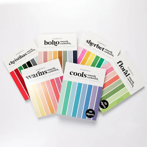 Scrapbook.com - Cools - Smooth Cardstock Paper Pad - A2 - 4.25 x 5.5 - 40 Sheets