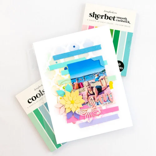 Scrapbook.com - Cools - Smooth Cardstock Paper Pad - A2 - 4.25 x 5.5 - 40 Sheets