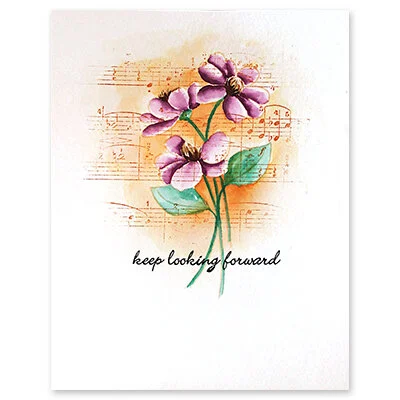 Penny Black - Cling Mounted Rubber Stamps - Music Background 2 Penny Black - Cling Mounted Rubber Stamps - Music Background