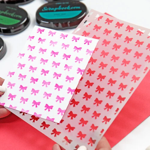 Scrapbook.com - Stencils - Little Bows - 6x8 3 Scrapbook.com - Stencils - Little Bows - 6x8