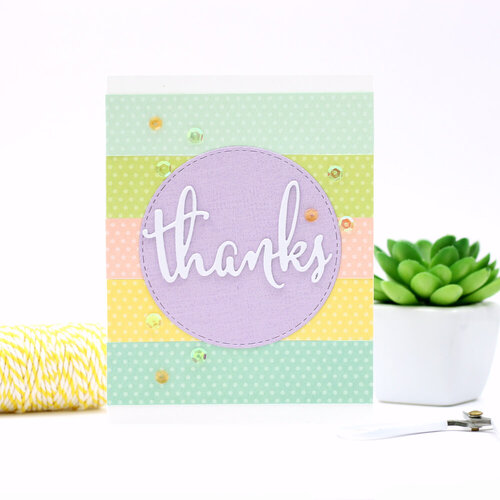 Scrapbook.com - Decorative Die Set - Thank You Sentiments 4 Scrapbook.com - Decorative Die Set - Thank You Sentiments