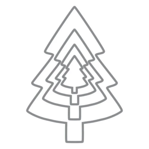 Scrapbook.com - Decorative Die Set - Nested Fir Trees 4 Scrapbook.com - Decorative Die Set - Nested Fir Trees