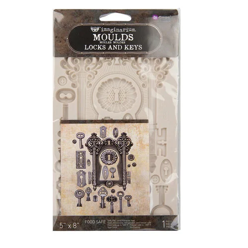 Prima - Finnabair Collection - Moulds - Locks and Keys 1 Prima - Finnabair Collection - Moulds - Locks and Keys