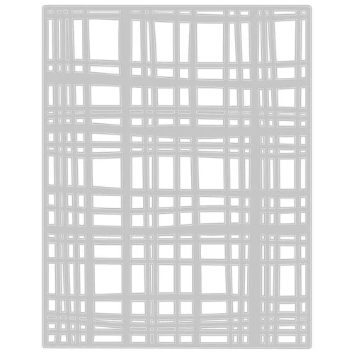 Sizzix - Tim Holtz - Thinlits Dies - Simple Plaid 2 Sizzix - Tim Holtz - Thinlits Dies - Simple Plaid