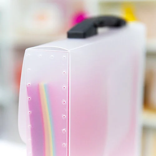 Scrapbook.com - Portable Clear Craft Storage Tote - 2 Pack