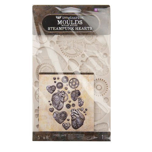 Prima - Finnabair Collection - Moulds - Steampunk Hearts 2 Prima - Finnabair Collection - Moulds - Steampunk Hearts