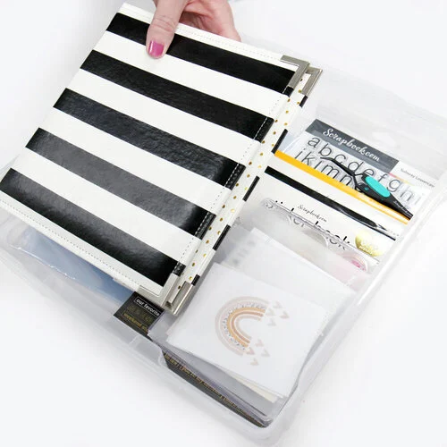 Scrapbook.com - Clear Craft Storage Box - 12x12 13 Scrapbook.com - Clear Craft Storage Box - 12x12