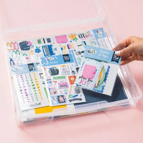 Scrapbook.com - Clear Craft Storage Box - 12x12 9 Scrapbook.com - Clear Craft Storage Box - 12x12