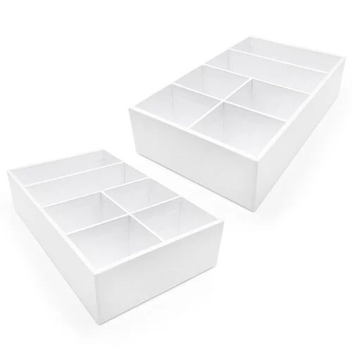 Scrapbook.com - Craft Room Basics - Pocket Cards Organizer - 6 Compartments - White - 2 Pack 1 Scrapbook.com - Craft Room Basics - Pocket Cards Organizer - 6 Compartments - White - 2 Pack