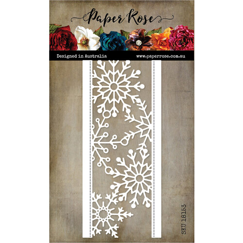 Paper Rose - Dies - Snowflake Border 1 Paper Rose - Dies - Snowflake Border