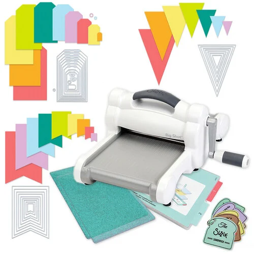 Sizzix - Big Shot Machine Die Cutting Bundle - Nested Jumbo Die Sets 1 Sizzix - Big Shot Machine Die Cutting Bundle - Nested Jumbo Die Sets