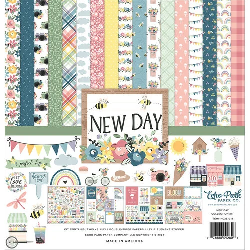 Echo Park - New Day Collection - 12 x 12 Collection Kit 1 Echo Park - New Day Collection - 12 x 12 Collection Kit