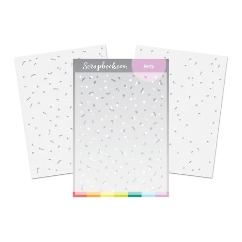 Scrapbook.com - Stencils - Layered Set - Party - 6x8 1 Scrapbook.com - Stencils - Layered Set - Party - 6x8