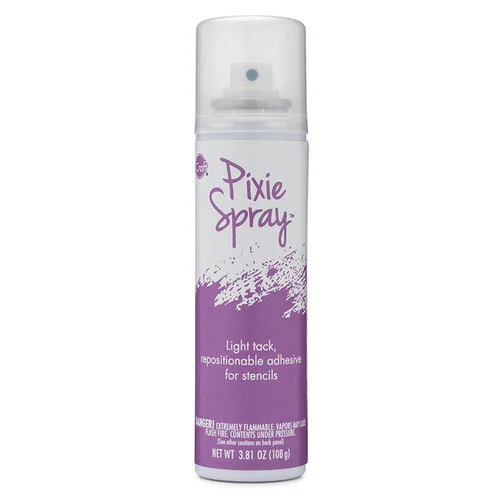 Therm O Web - iCraft - Repositionable Adhesive - Pixie Spray For Stencils - 3.8 Ounces 1 Therm O Web - iCraft - Repositionable Adhesive - Pixie Spray For Stencils - 3.8 Ounces