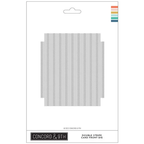 Concord and 9th - Dies - Double Stripe Card Front