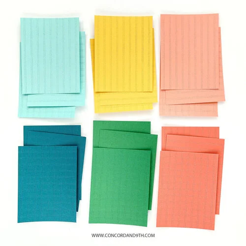 Concord and 9th - Dies - Double Stripe Card Front