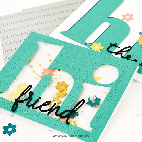 Concord and 9th - Dies - Double Stripe Card Front