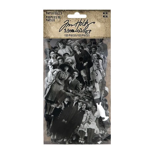 Idea-ology - Tim Holtz - Paper Dolls - Minis 1 Idea-ology - Tim Holtz - Paper Dolls - Minis
