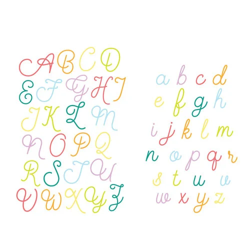 Scrapbook.com - Decorative Die Set - Alphabet and Number Bundle - Loopy Cursive 2 Scrapbook.com - Decorative Die Set - Alphabet and Number Bundle - Loopy Cursive