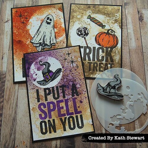 Stampers Anonymous - Tim Holtz - Halloween - Layering Mask - Moon 4 Stampers Anonymous - Tim Holtz - Halloween - Layering Mask - Moon