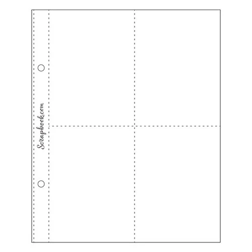 Scrapbook.com - 6x8 Page Protectors - Pocket Variety 3 - 45 Pack 3 Scrapbook.com - 6x8 Page Protectors - Pocket Variety 3 - 45 Pack