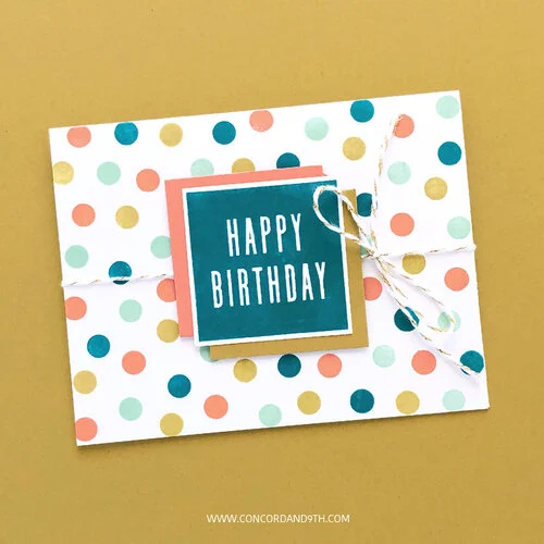 Concord and 9th - Clear Photopolymer Stamps - All The Birthdays