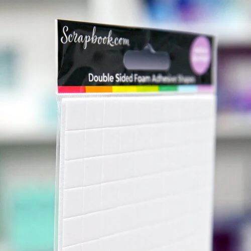 Scrapbook.com - Double Sided Adhesive Foam Assortment - White - 2mm Thickness 4 Scrapbook.com - Double Sided Adhesive Foam Assortment - White - 2mm Thickness