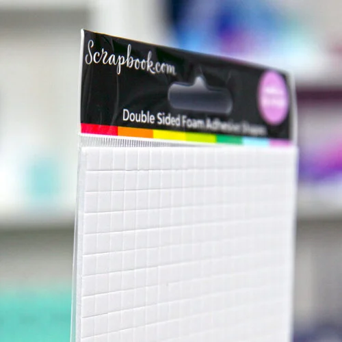 Scrapbook.com - Double Sided Adhesive Foam Assortment - White - 2mm Thickness 5 Scrapbook.com - Double Sided Adhesive Foam Assortment - White - 2mm Thickness