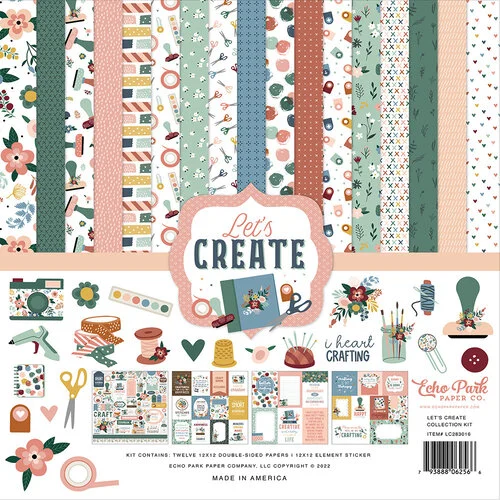 Echo Park - Let's Create Collection - 12 x 12 Collection Kit
