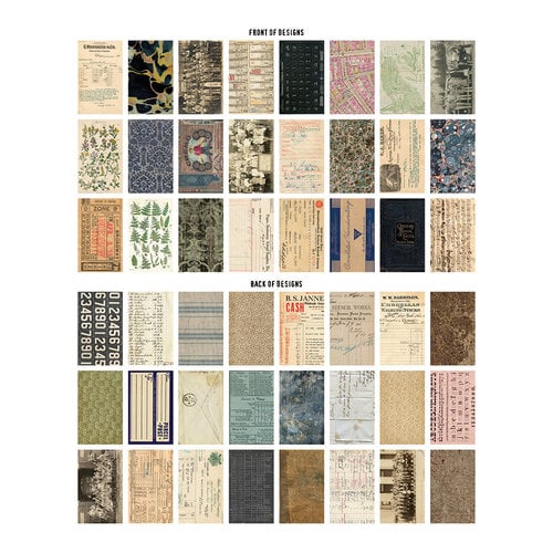 Idea-ology - Tim Holtz - 6 x 10 Backdrops - Volume Three