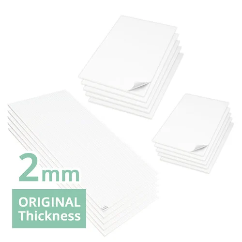 Scrapbook.com - Double Sided Adhesive Foam Strips and Sheet Combo Pack - White - 2mm Thickness 1 Scrapbook.com - Double Sided Adhesive Foam Strips and Sheet Combo Pack - White - 2mm Thickness